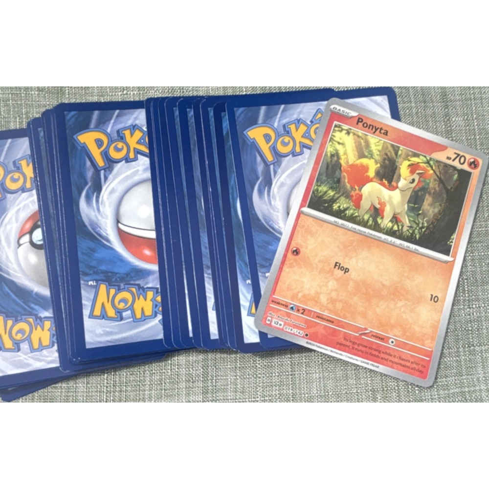 Pokémon TCG Ponyta 019/142 reverse holo with 40 surprise cards!